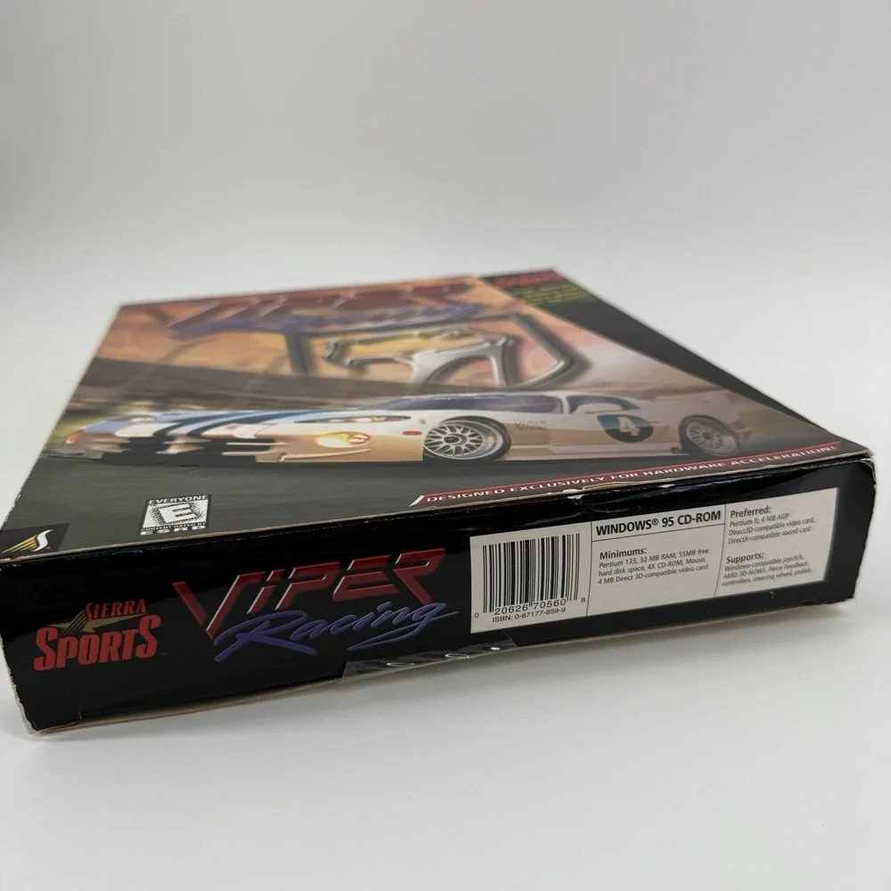 Viper Racing Big Box (PC, 1998) Complete